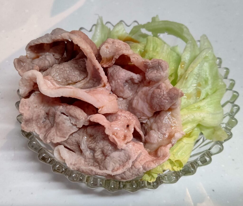 豚の冷しゃぶ